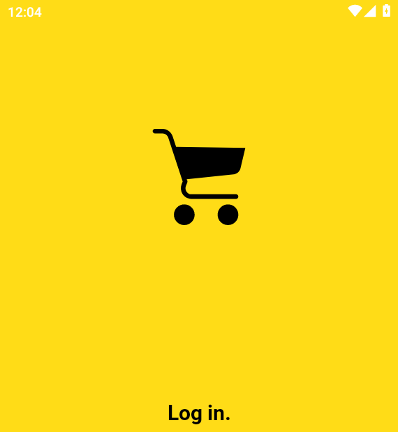 InsecureShop LoginActivity after starting ProductListActivity with cleared app data