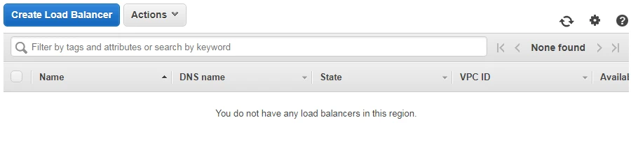 create AWS load balancer