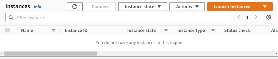 create EC2 instance