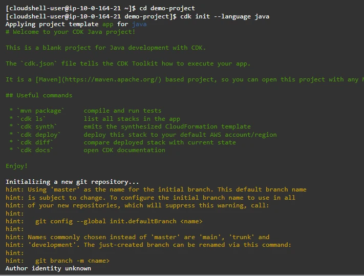 Working with AWS Cloud Development Kit in Java