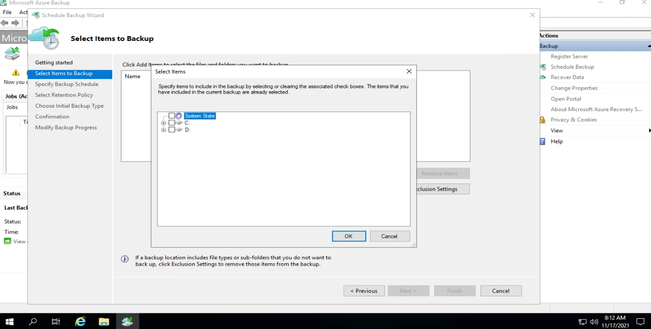 Step-by-Step Azure Backup Tutorial [Azure MARS Agent]