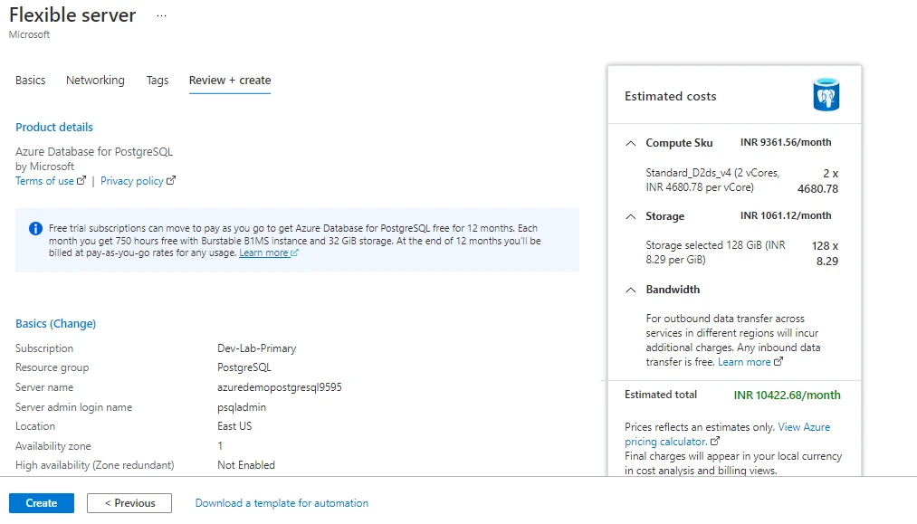Azure Database for PostgreSQL