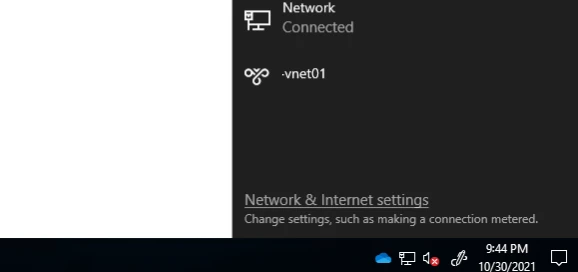 Configure Azure Point To Site VPN Connection [Step-by-Step]