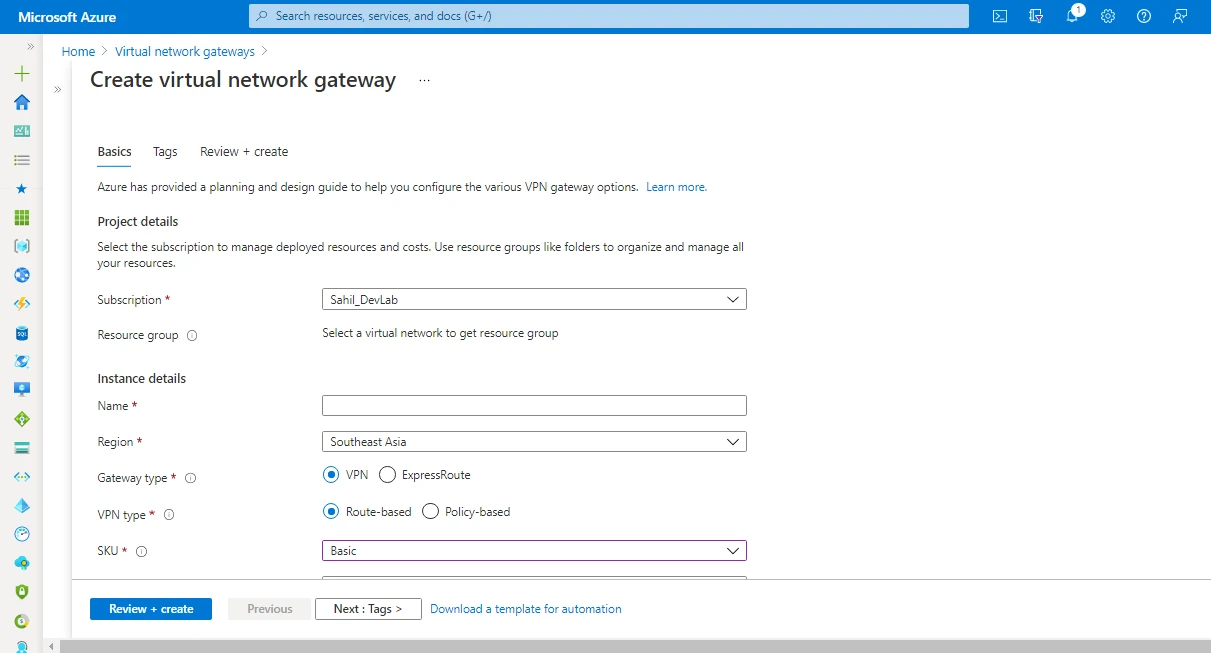 Configure Azure Point To Site VPN Connection [Step-by-Step]