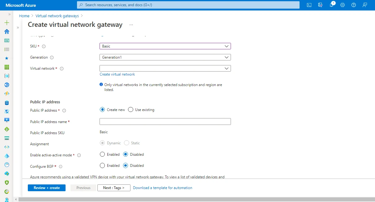 Configure Azure Point To Site VPN Connection [Step-by-Step]