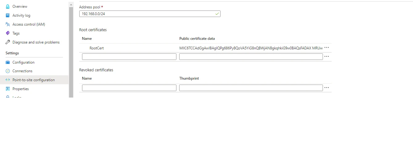 Configure Azure Point To Site VPN Connection [Step-by-Step]