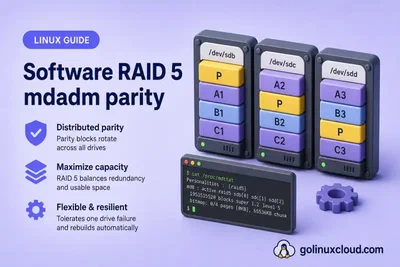 Configure Software RAID 5 in Linux with mdadm