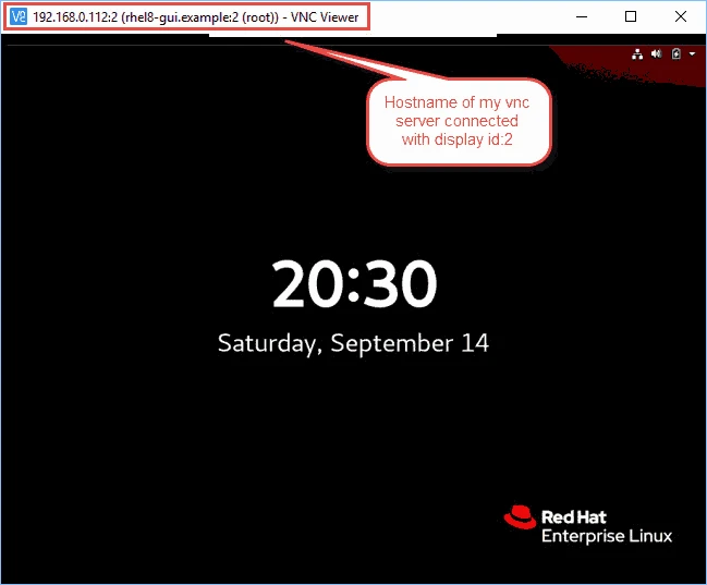 Step by Step Tutorial to configure vnc server in RHEL 8 Linux