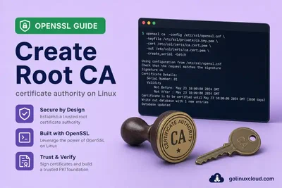 Create a Root Certificate Authority with OpenSSL
