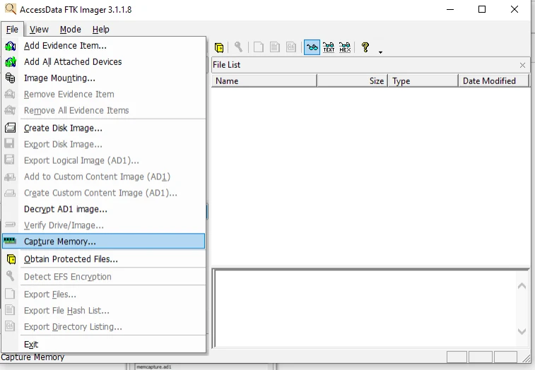 Create forensic image with FTK Imager [Step-by-Step]