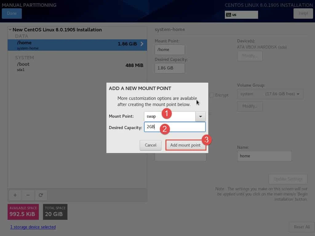 Step-by-Step: Create LVM during installation RHEL/CentOS 7/8