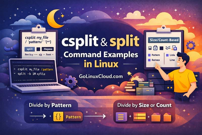 csplit and split Command Examples in Linux (Cheat Sheet)