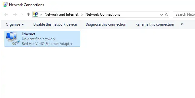 Windows Server 2019 Packer build VM ipconfig output showing Autoconfiguration IPv4 Address 169.254.204.241 on the Ethernet adapter