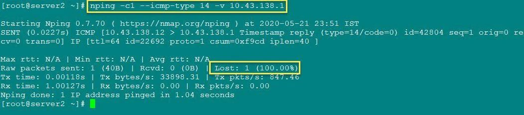 How to disable ICMP timestamp responses in Linux