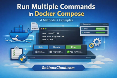 Run Multiple Commands in Docker Compose (4 Methods + Examples & Best Practices)