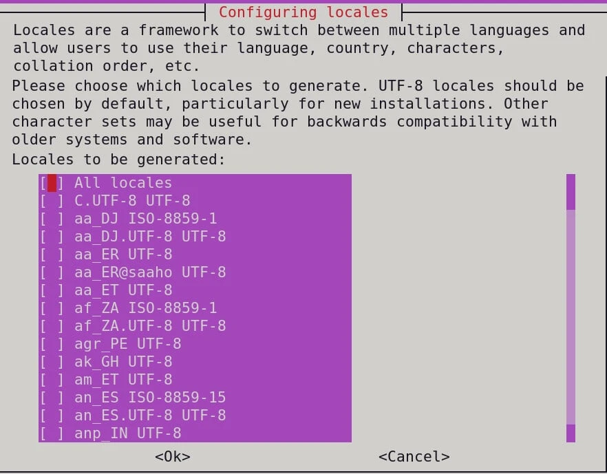 enable UTF-8
