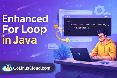 Enhanced For Loop in Java (For-Each Loop Explained with Examples)