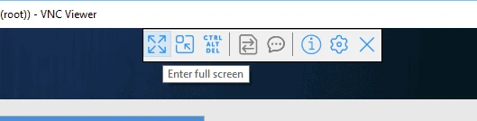 How to exit full screen mode in qemu virt-manager ( RHEL / CentOS 7)