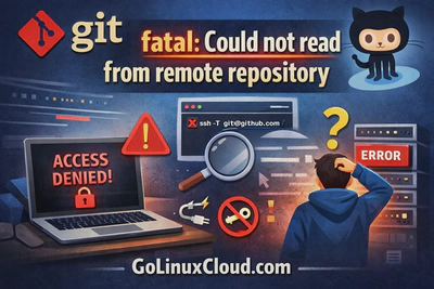 Git Fix: fatal: Could not read from remote repository