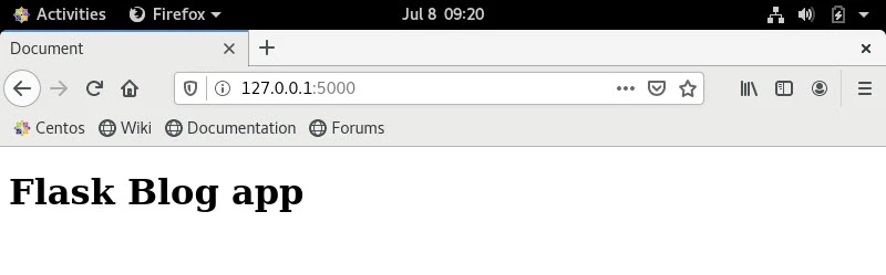 Steps to Create Python Web App | Python Flask Example