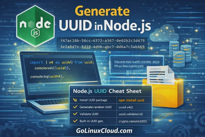 Generate UUID in Node.js (NodeJS UUID Generator Guide)
