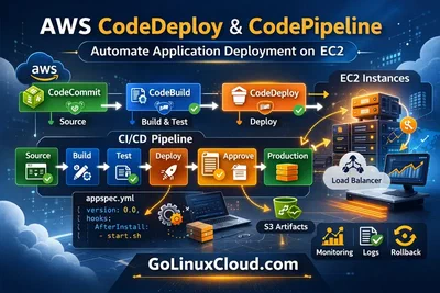 AWS CodeDeploy and CodePipeline Tutorial: Deploy Applications Using CI/CD Pipeline
