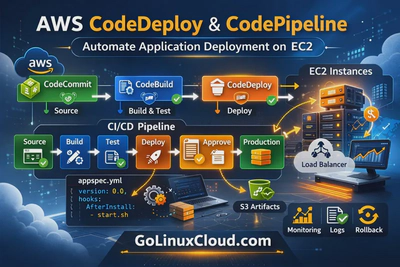 AWS CodeDeploy and CodePipeline Tutorial: Deploy Applications Using CI/CD Pipeline