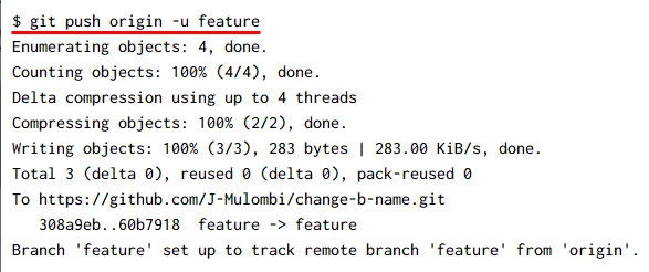 git change branch name PROPERLY [3 Examples]