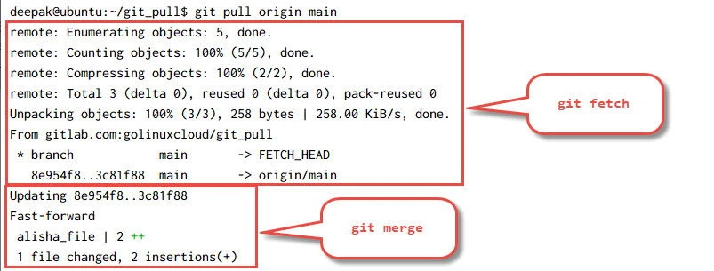 git fetch vs git pull Explained [With Examples]