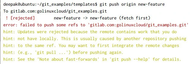 git push explained with practical examples [Beginners]