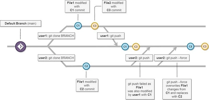 git push force Explained [With Examples]
