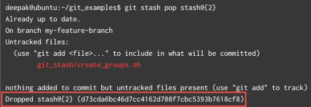 git stash explained in detail with examples