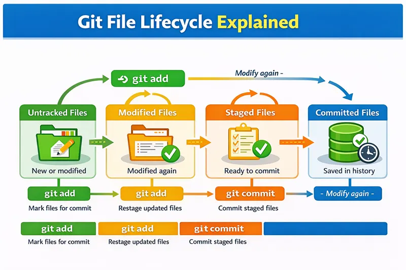 Git File Lifecycle Explained