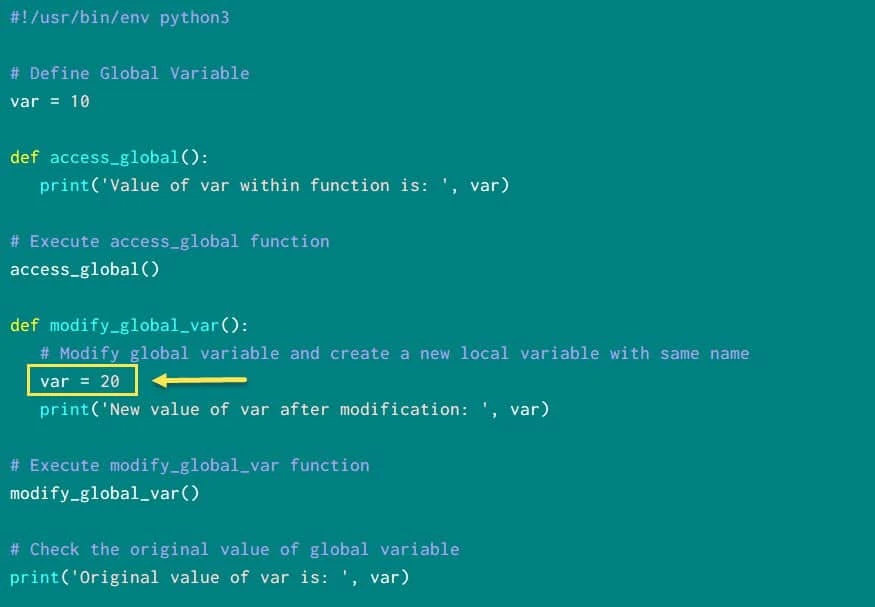 How to declare global variables in Python