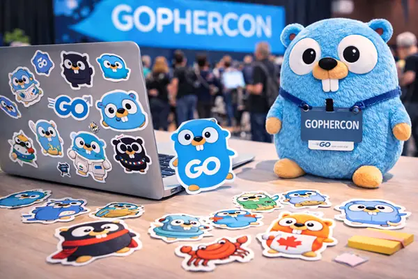 golang gopher stickers and developer culture
