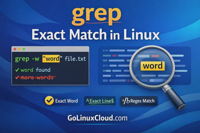grep Exact Match in Linux (Match Whole Word or Exact String)