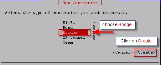 configure network bridge
