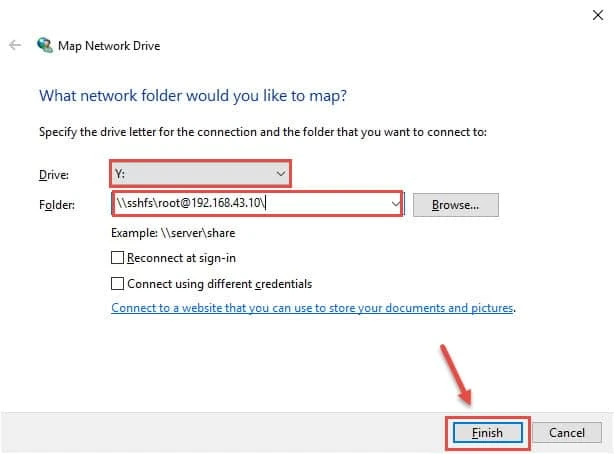 How to transfer files over SSH with SSHFS in Linux & Windows