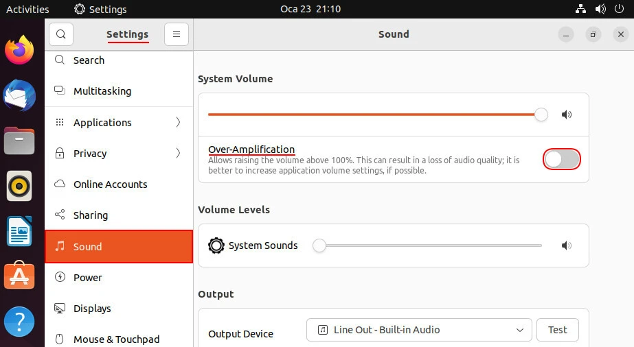 increase sound more than 100