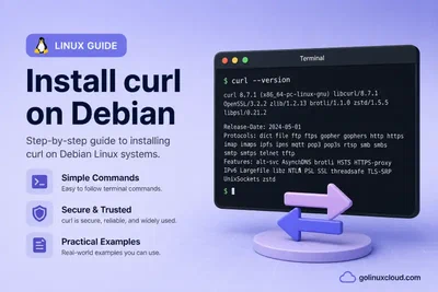 How to Install curl on Debian