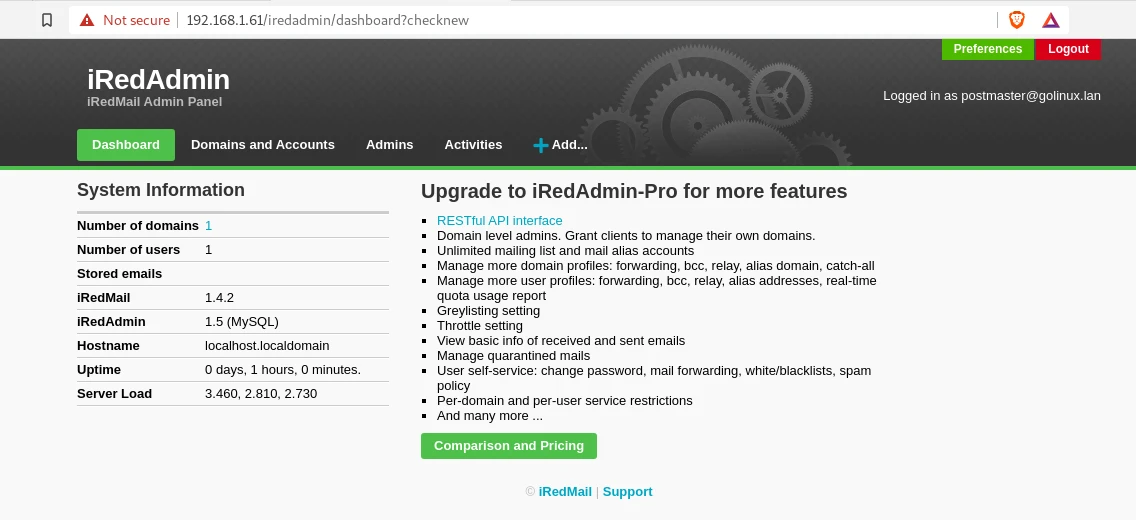 Install iRedMail on Rocky Linux 8 [Step-by-Step]