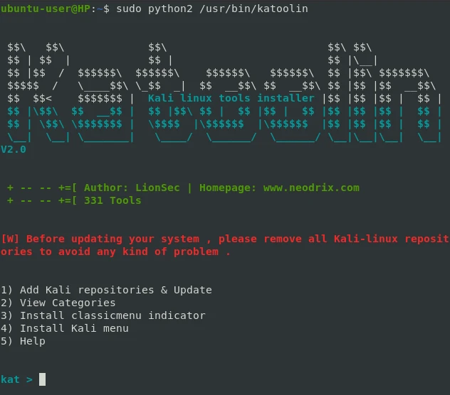Install Kali Linux Apps on Ubuntu [100% Working]