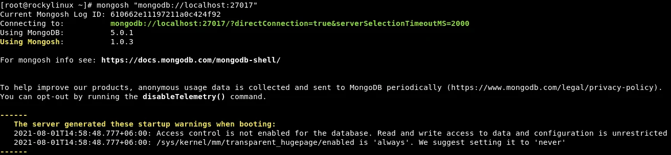Install MongoDB on Rocky Linux 8.4 (Step-by-Step)