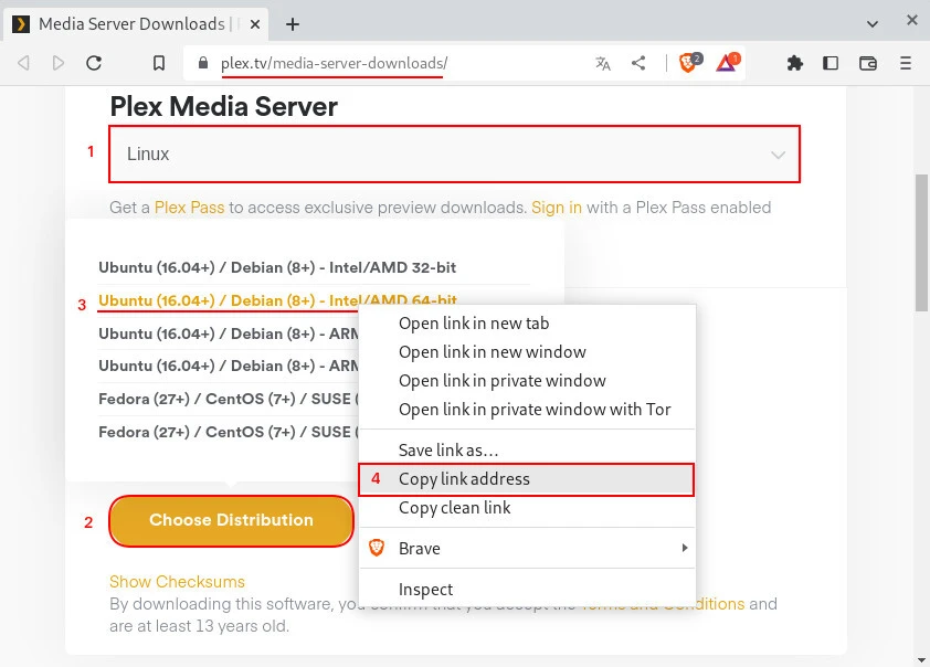 Install Plex on Ubuntu