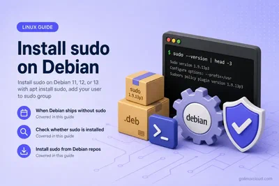 How to Install sudo on Debian