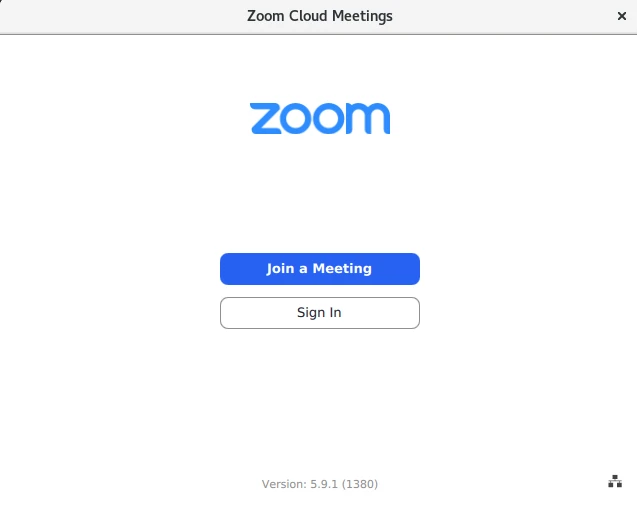 launch zoom client