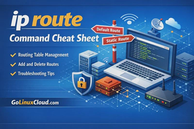 ip route Command in Linux: Syntax, Examples, Cheat Sheet & Routing Guide