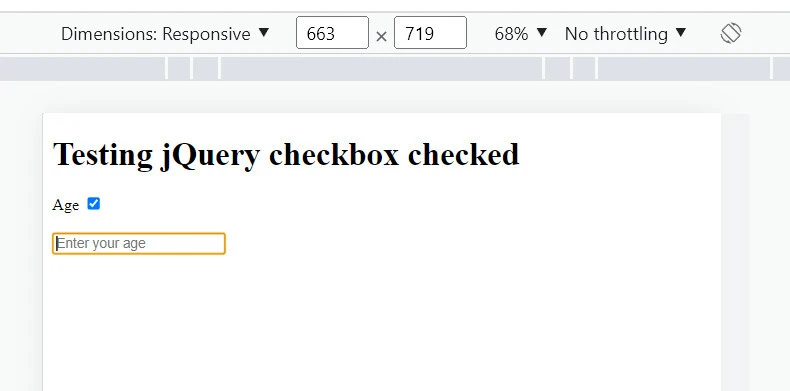 jQuery checkbox checked