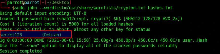 Password Cracker - John The Ripper (JTR) Examples