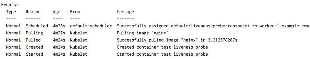 How to perform kubernetes health check using probes